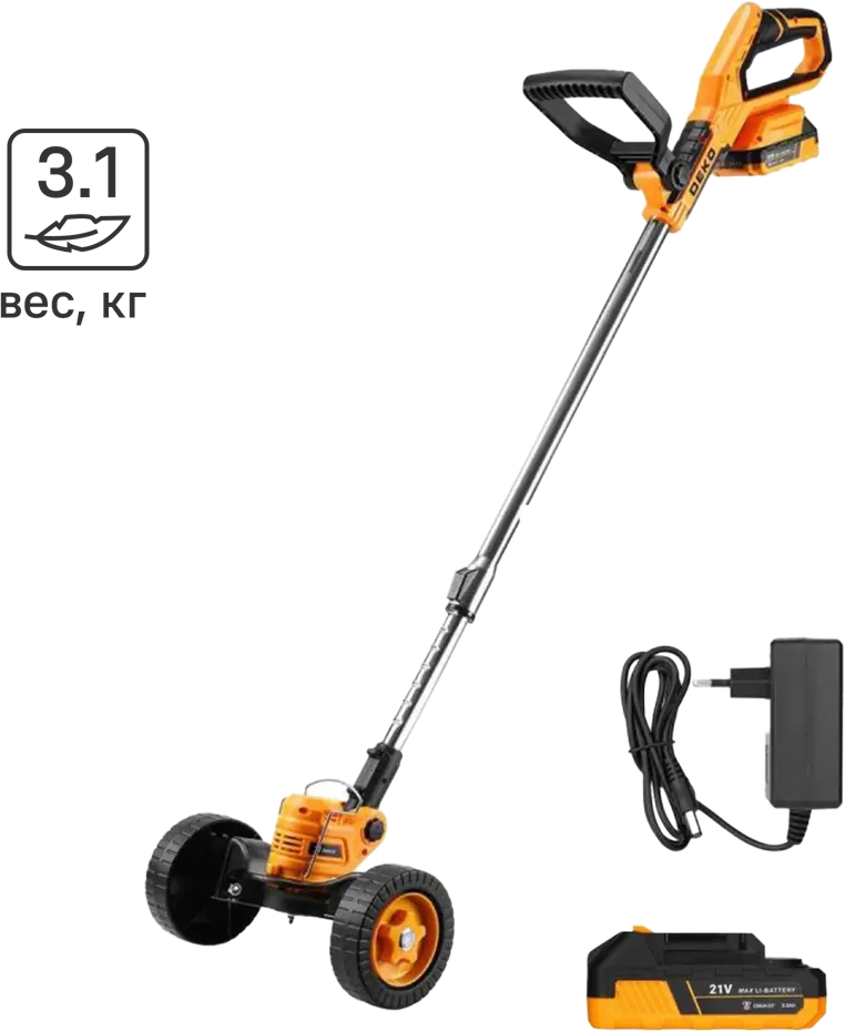 Аккумуляторный триммер DEKO DKTR21 для идеального газона 89363008