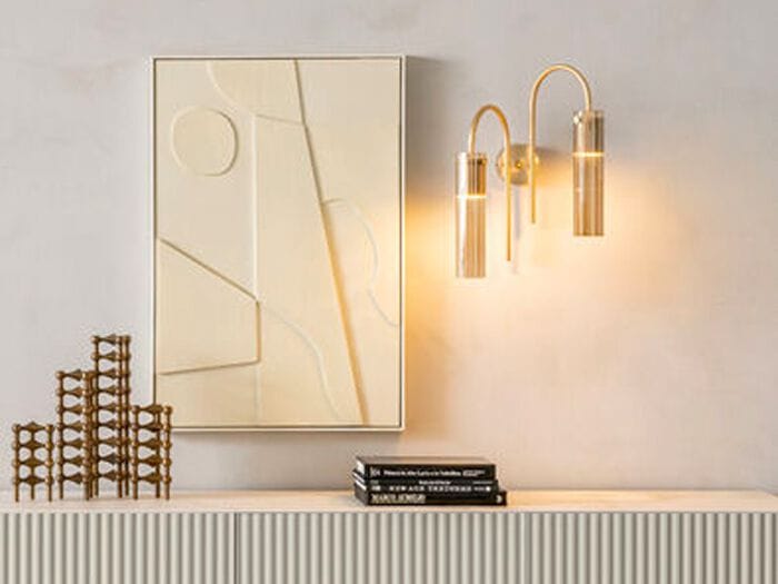 Настенный светильник из стекла pyrex canneted RIFLESSI Tube ARCH-00116227