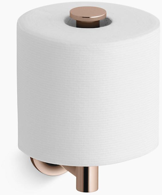 KOHLER Purist Вертикальный держатель туалетной бумаги K-14444-RGD 