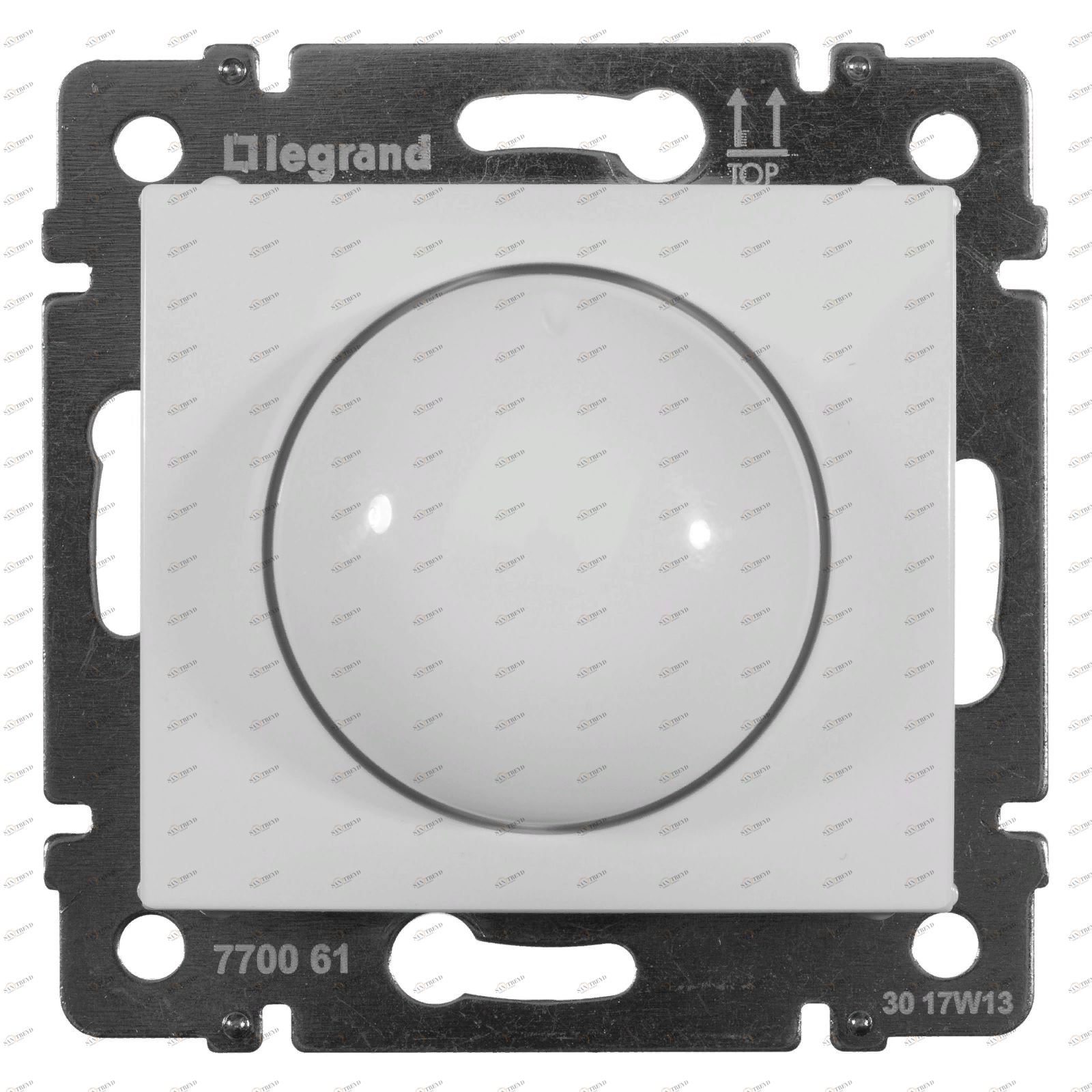 Светорегулятор (диммер) Legrand Valena нажимной 400W поворотный белый 2469