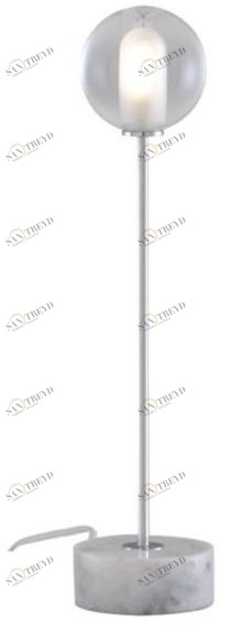 Ligne Roset Настольная лампа с мраморным основанием и стеклянным плафоном Calot 10073020-10073021