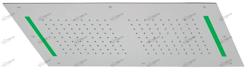 Rubinetteria Giulini Встроенная лейка дождевого душа с хромотерапией Ego F1732