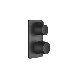 ЛИССЕ Скрытый термостат с трехфункциональным регулятором громкости - матовый черный