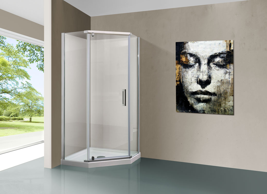 VSP-1S100CL Душевой уголок Vincea Stresa Santreyd - Вид №1