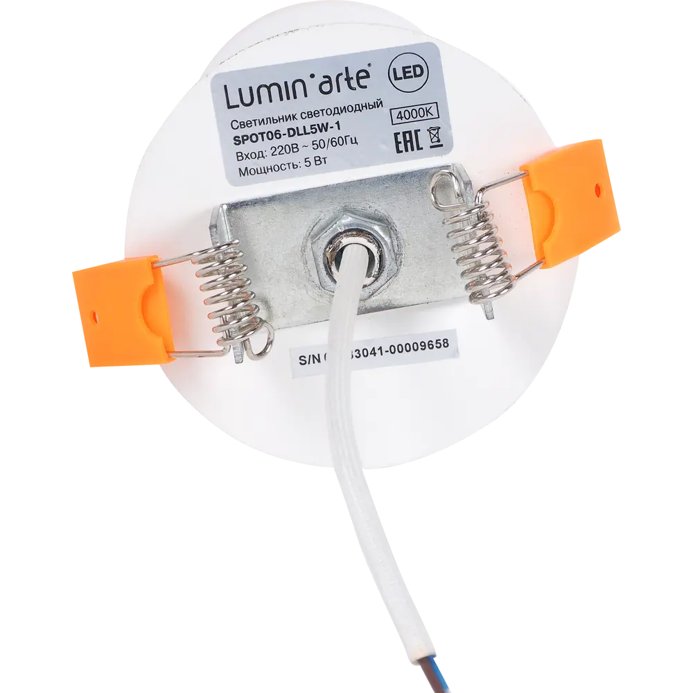 Светильник встраиваемый поворотный светодиодный SPOT06-DLL5W, 5 Вт LUMIN ARTE STLM-2011193 - Вид №4