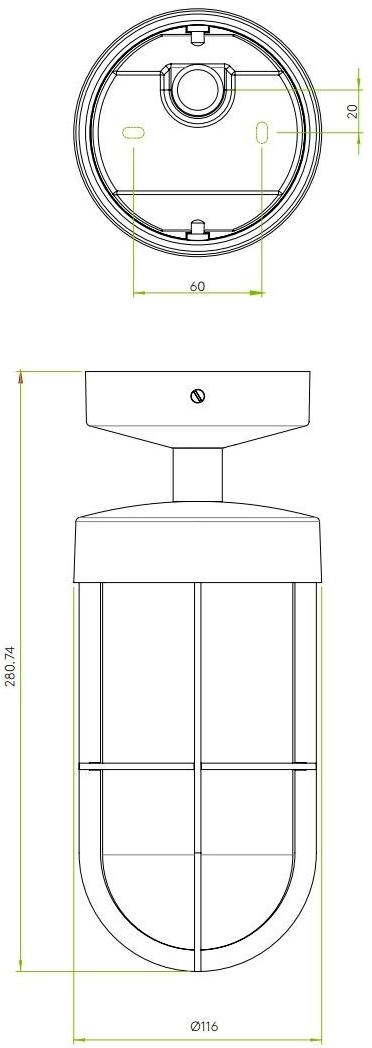 Astro Lighting Потолочный светильник для улицы из цинка Cabin sun-id-1393911 - Вид №4