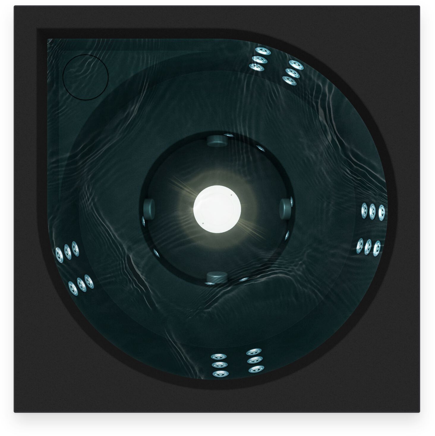 Открытый джакузи акриловые мини-бассейн Drop VUOLLE ARCH-00027102 - Вид №6