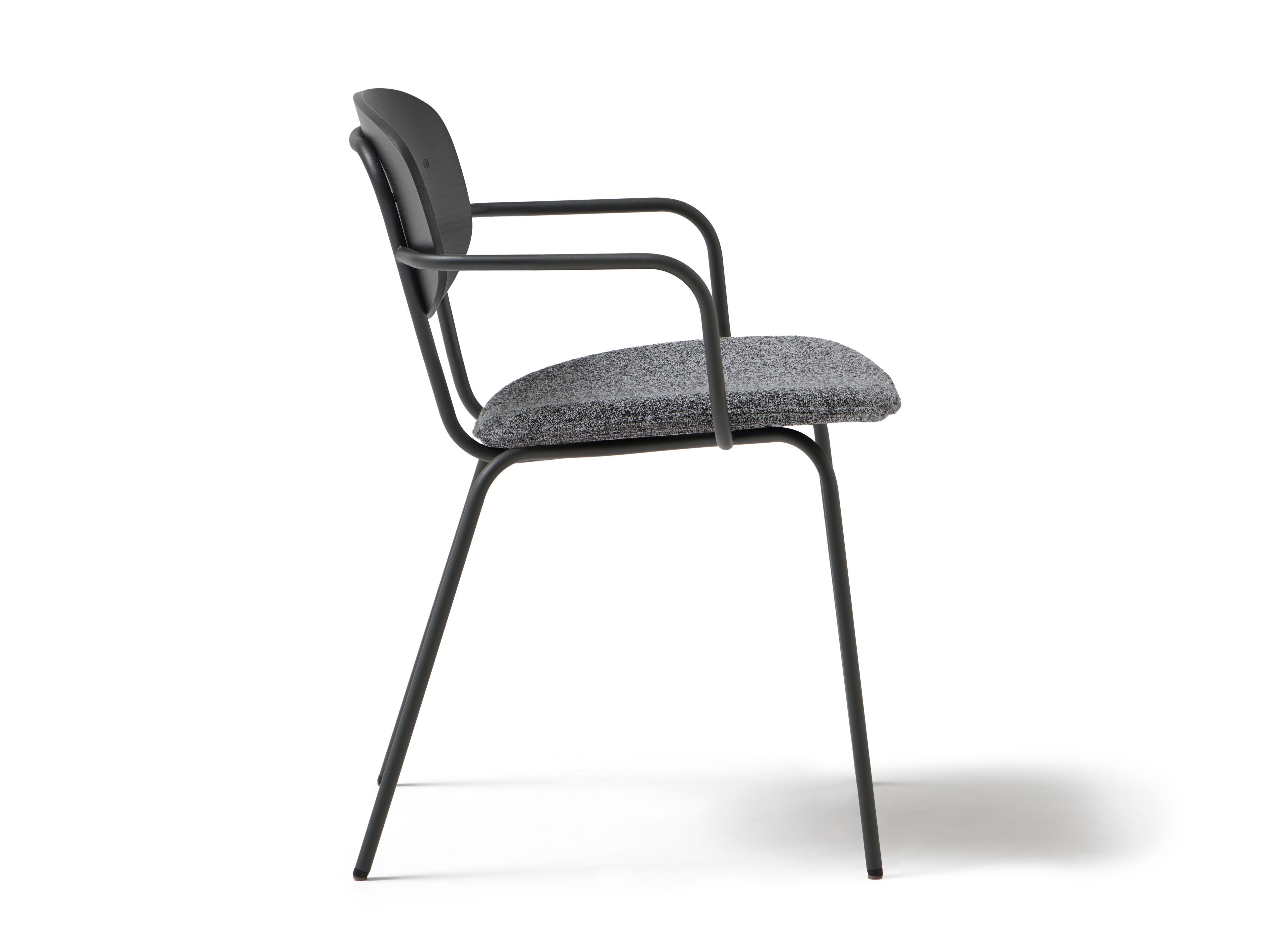 Деревянный стул с подлокотниками MOBLIBERICA Silueta ARCH-00134062 - Вид №2