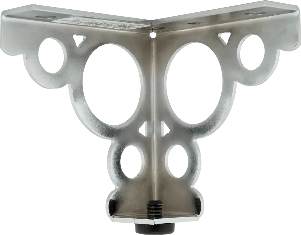 ELEMENT Фигурная мебельная опора хром 80x80x80 мм 82066684