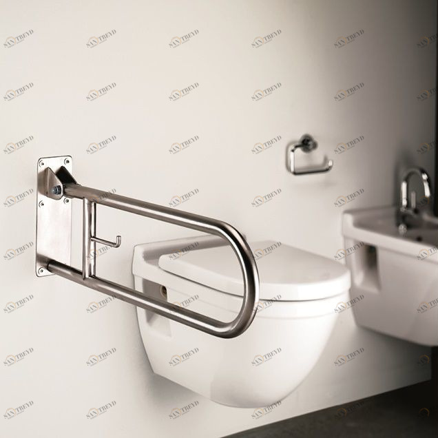 Sonia Поручень откидной для туалета Grab Bars сатин.нерж.сталь 090563