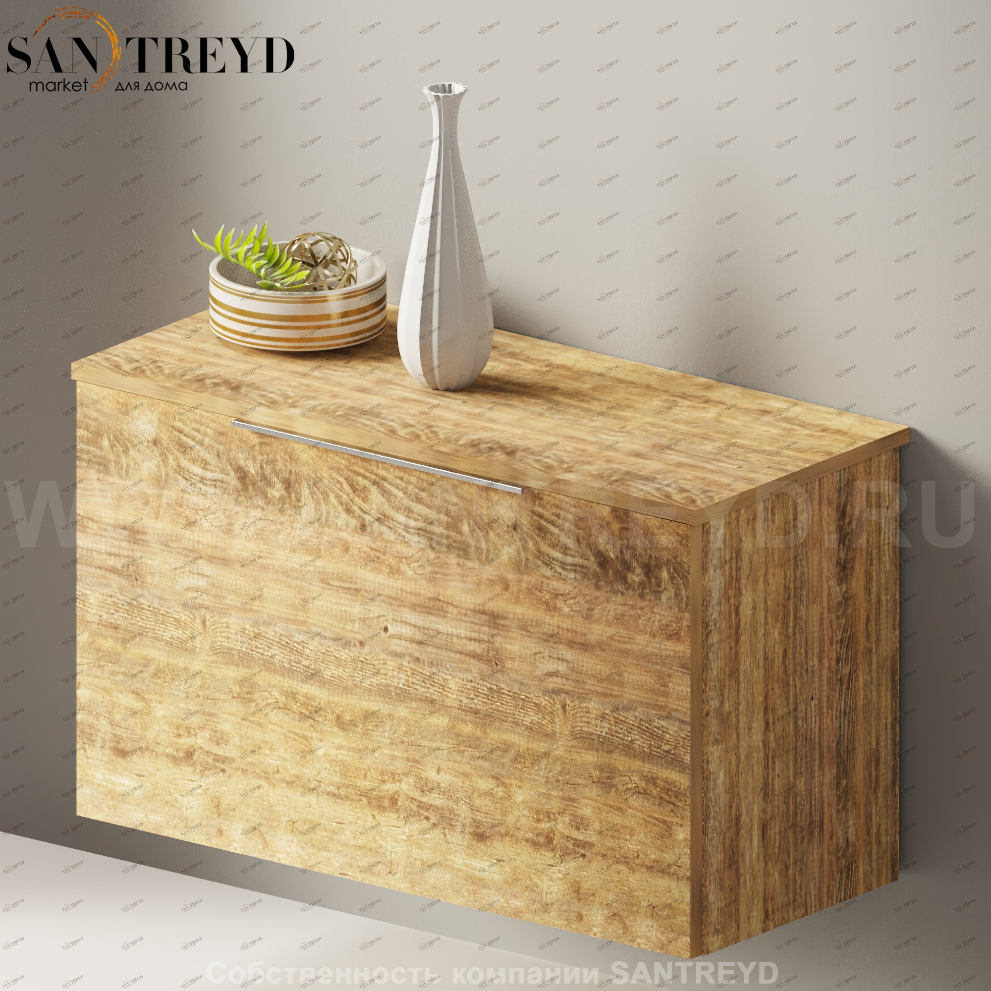 Flaminia BOX Настенная тумба 85 см с 1 ящиком BX426.WW Ceramica Flaminia BX426WW