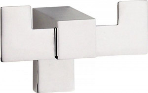 H8700/09DMB Sanibano Elegance, крючок двойной, цвет черный матовый