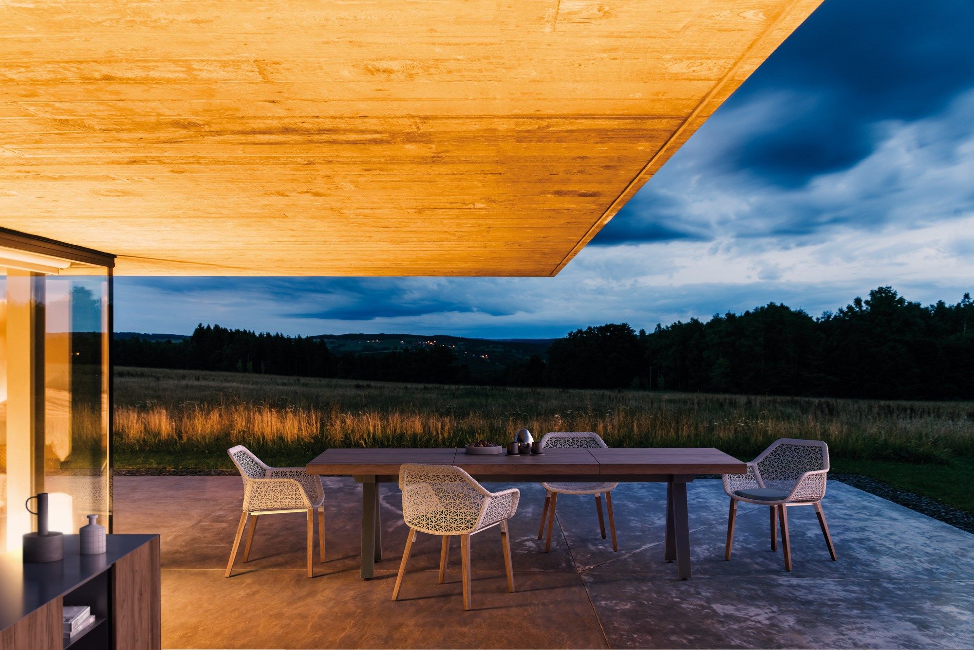 Синтетическое волокно сани сад стул Kettal Maia ARCH-00003737