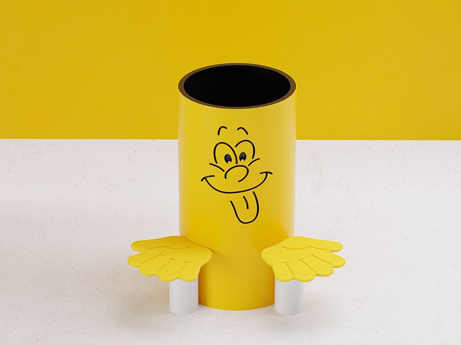 Плантатор с сиденьями для детей из оцинкованной стали DIMCAR GIORGIONE IL SIMPATICONE ARCH-00142473 - Вид №1