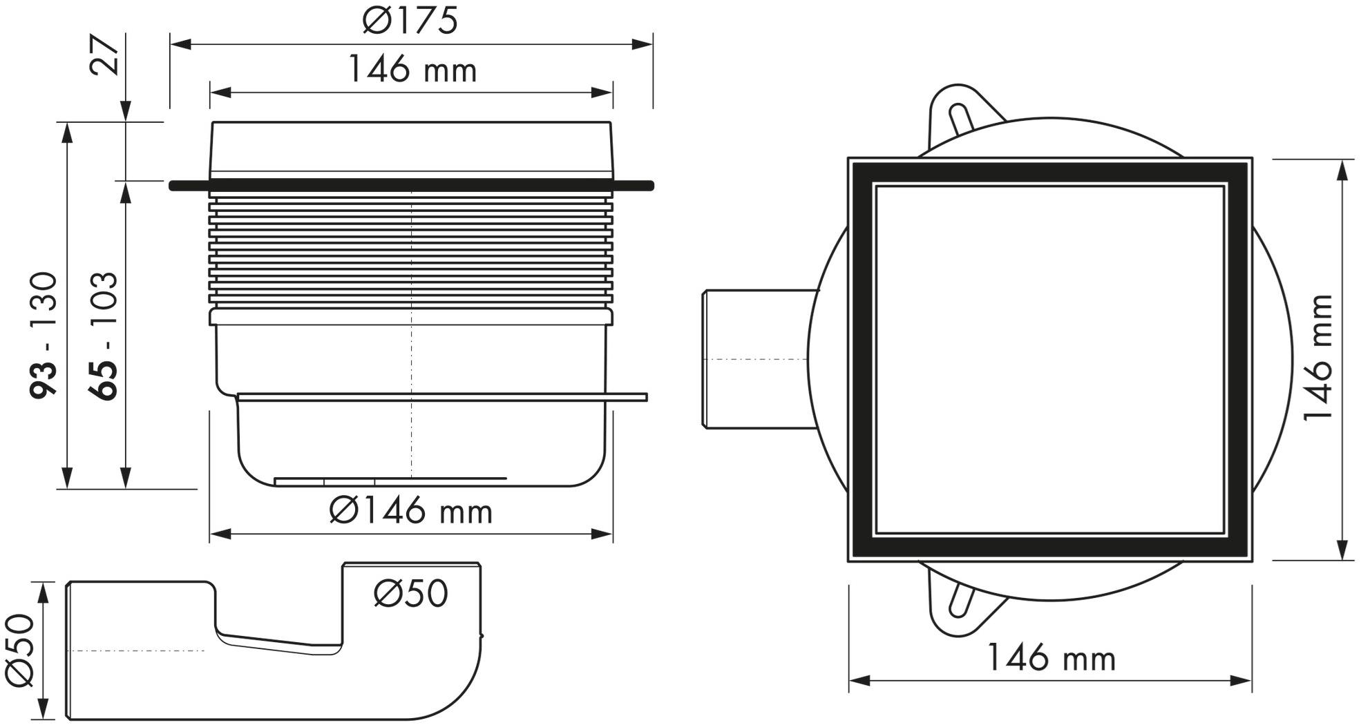 ESS Easy Drain Трап для душа из нержавеющей стали Aqua brilliant sun-id-1374540 - Вид №9