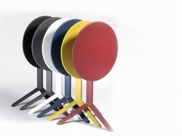 Квадратный или круглый стол с фиксированным или откидным верхом из металла с 3 спицами GABER ARKET 3 PLUS-FIX ARCH-00032270 - Вид №3