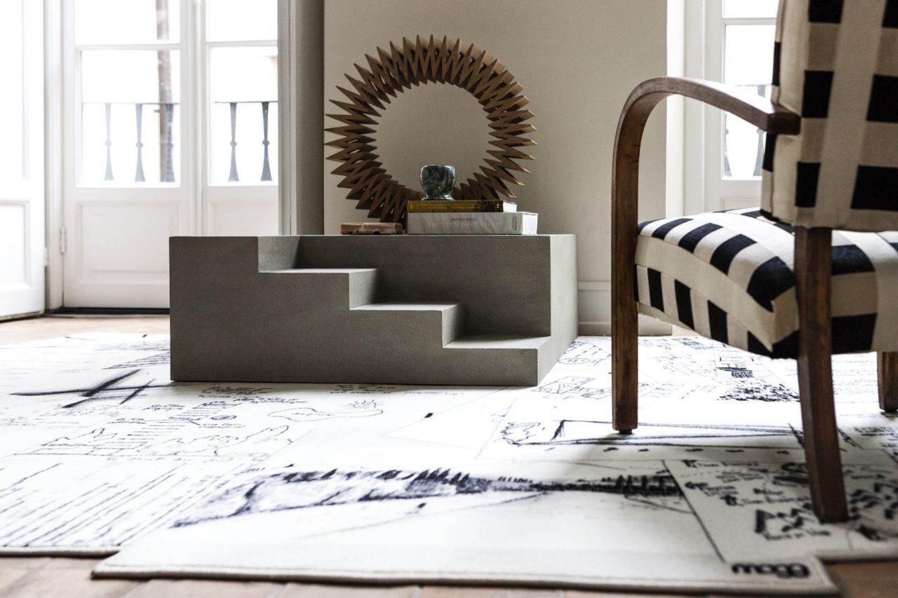 Прямоугольный шерстяной ковер Mogg APPUNTI ARCH-00120725 - Вид №3