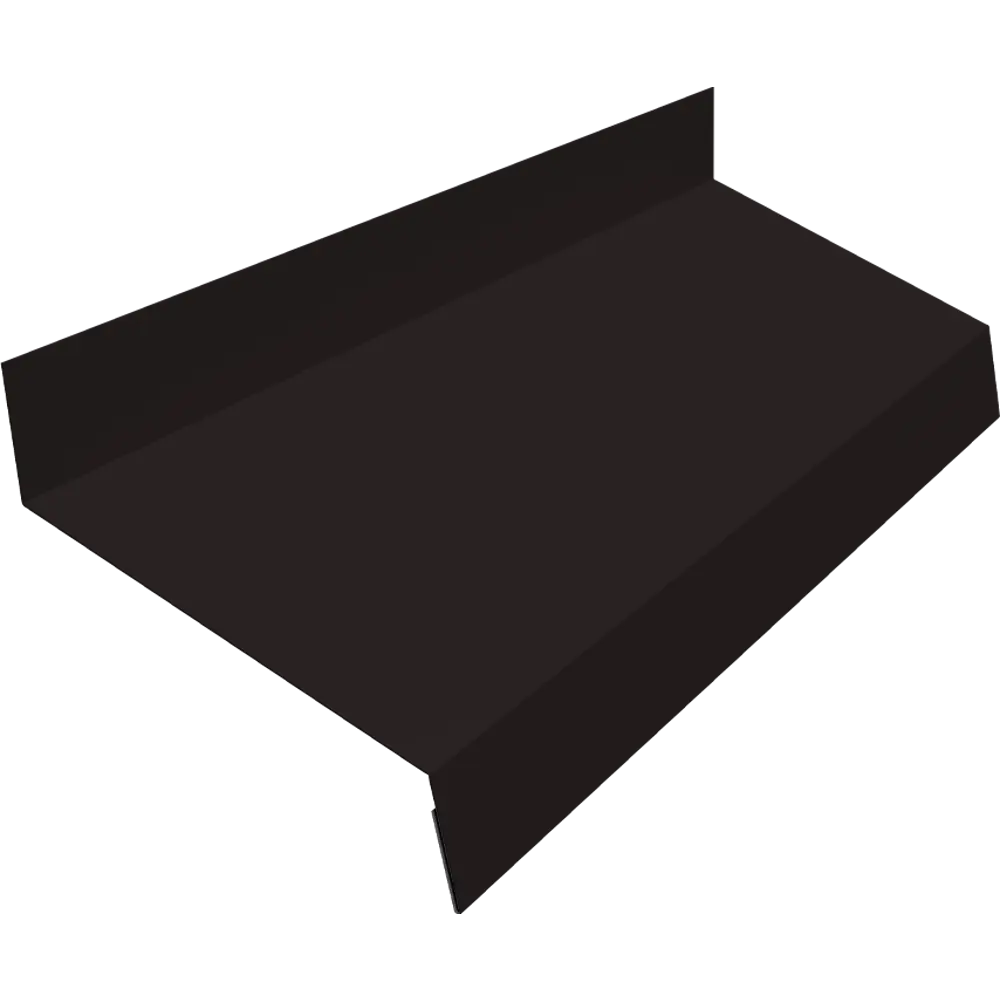 Отлив 2000x50 мм 0.45 мм RAL 9005 88883835 STLM-2029331 Santreyd 