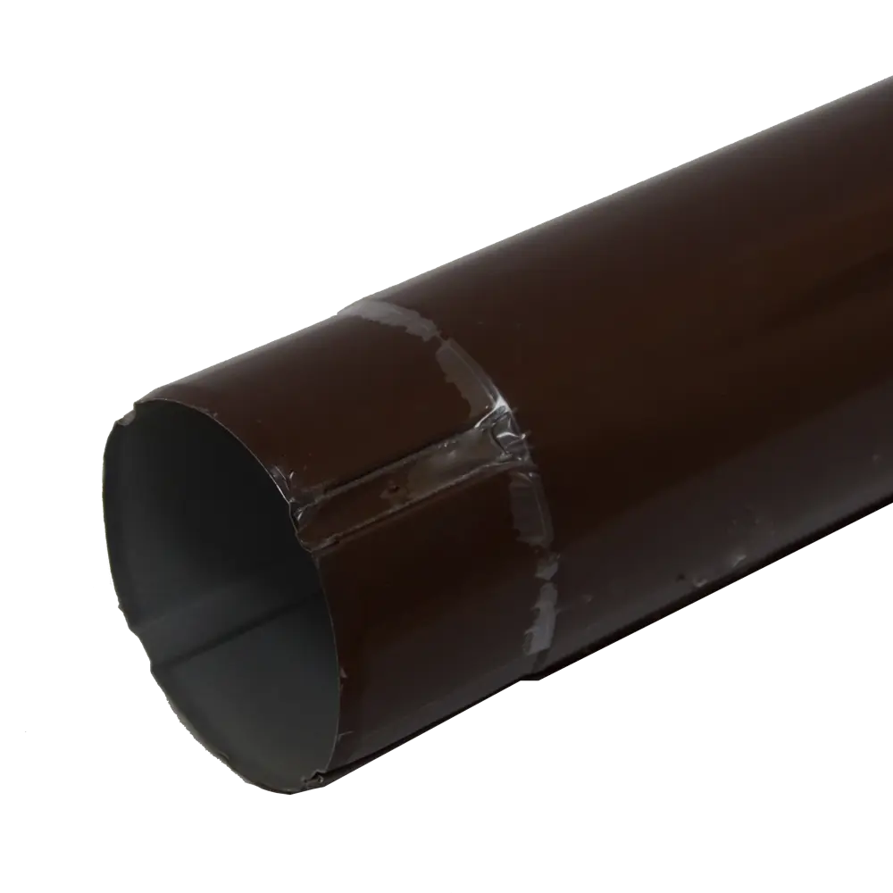 Труба круглая D90 мм 1000 мм цвет коричневый ВЕГА STLM-2058965