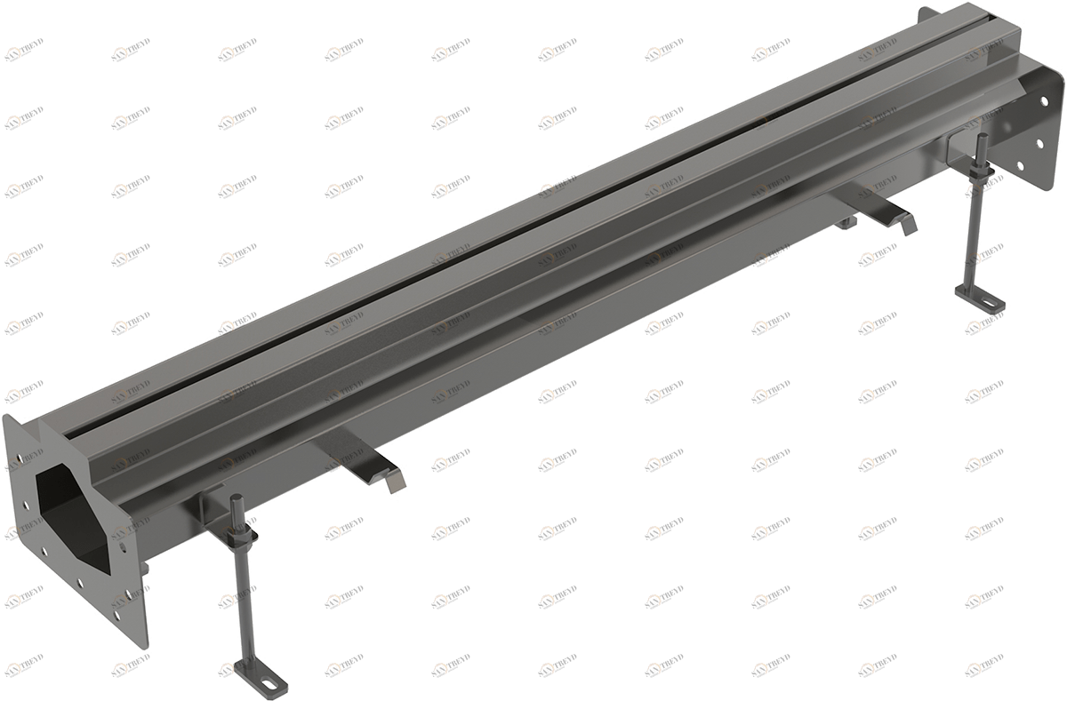 Промышленный желоб щелевой из нержавеющей стали AISI 316L ALCAPLAST APR21201