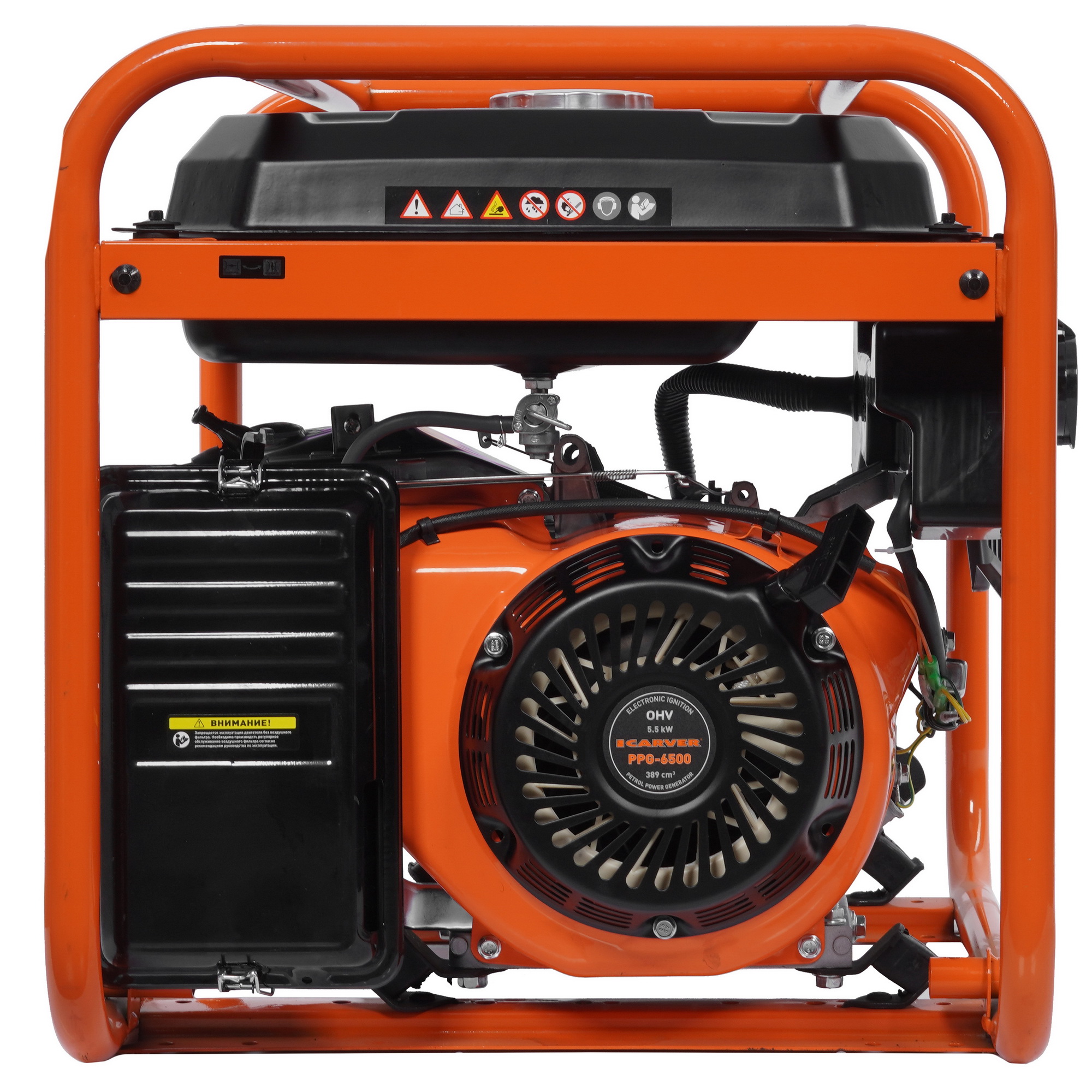 Электрогенератор   бензиновый Carver PPG-6500 1183099 STDN-0080459 - Вид №4