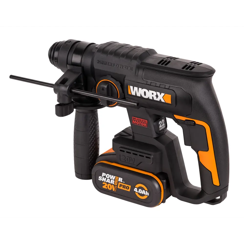 WORX WX381.1 - аккумуляторный перфоратор с бесщеточным двигателем 85471277 STLM-0062911 - Вид №4