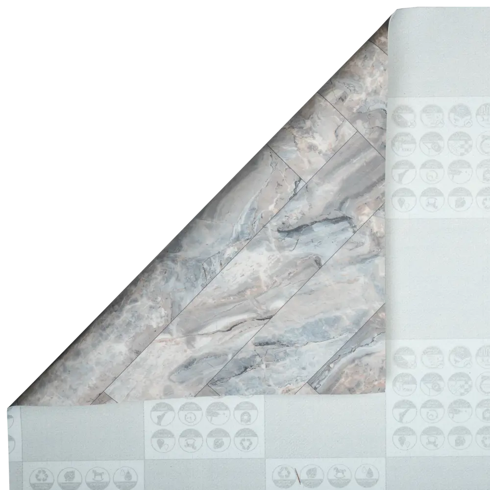 Линолеум KREAFORTA «Ханто» 32 класс, серый мрамор 2.5 м 89431511 STLM-1569703 - Вид №3