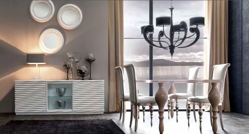 CorteZari Прямоугольный стол из дуба Zoe gold 201-rr - Вид №1