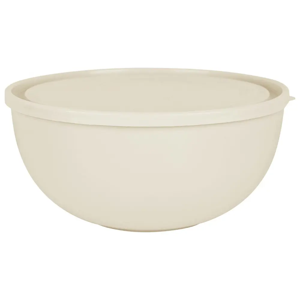 Салатник с крышкой Galaxy 2500 мл 21.8 см круглый полипропилен цвет белый Santreyd STLM-2056197