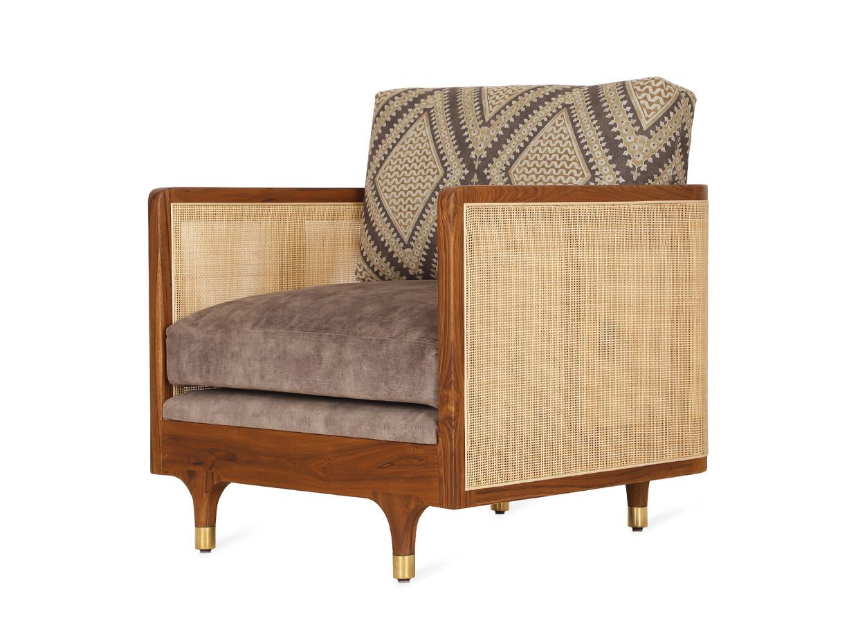 Тканевое кресло с подлокотниками Alankaram LUK ARCH-00074067 - Вид №2