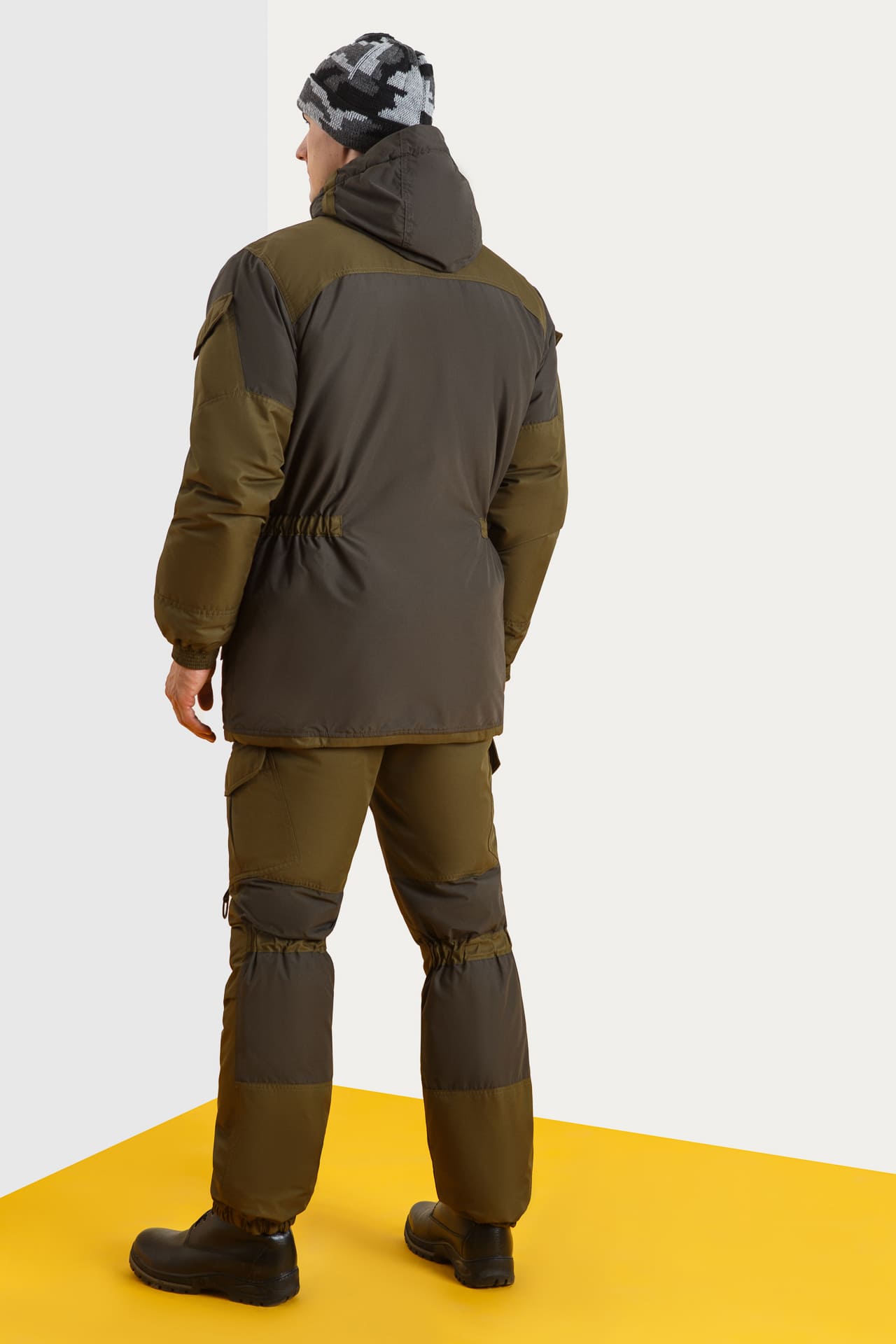 63934 Костюм  зимний хаки West Fishing  Зимняя спецодежда Santreyd  - Вид №9