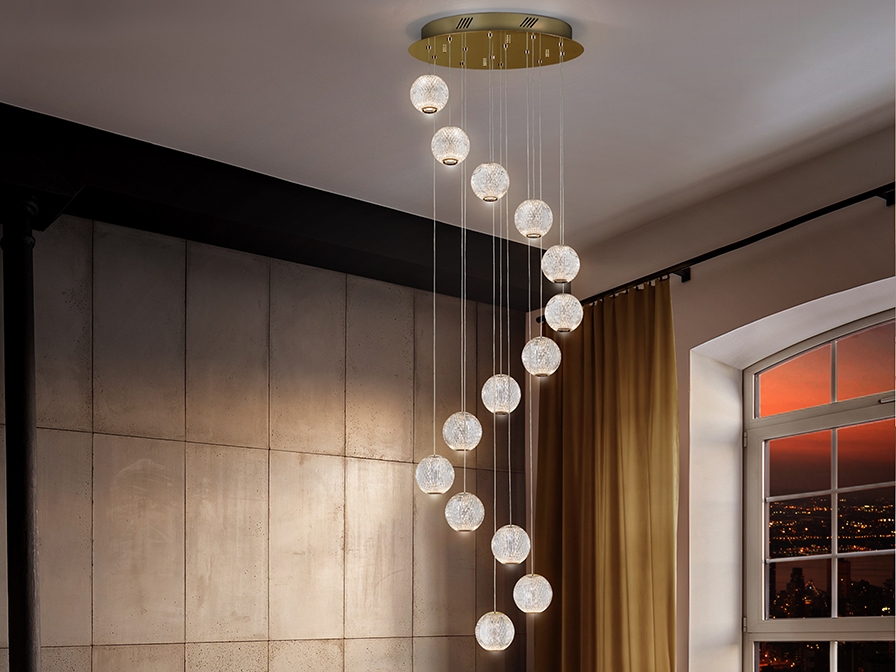 108961 Люстра LED 14L Ø50 золото Schuller Austral - Вид №2