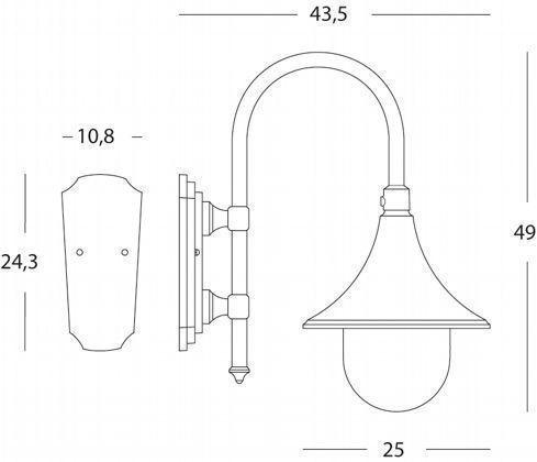 SOVIL Настенный светильник из алюминия с прямым светом в современном стиле Lampara 347/ 347/-- - Вид №4