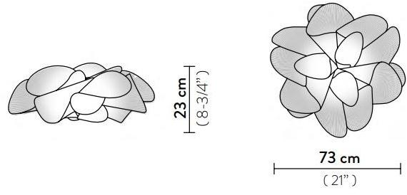 Slamp Настенный светильник / потолочный светильник из cristalflex® La belle étoile sun-id-1441771 - Вид №5