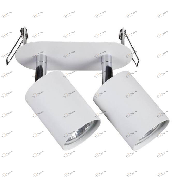 Встраиваемый спот белый с 2 плафонами Nowodvorski Eye Fit 9395 NOWODVORSKI EYE FIT 00-3926515 Белый 