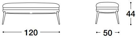 VOLPI Мягкая скамья Luigi volpi Lv-43001 - Вид №2