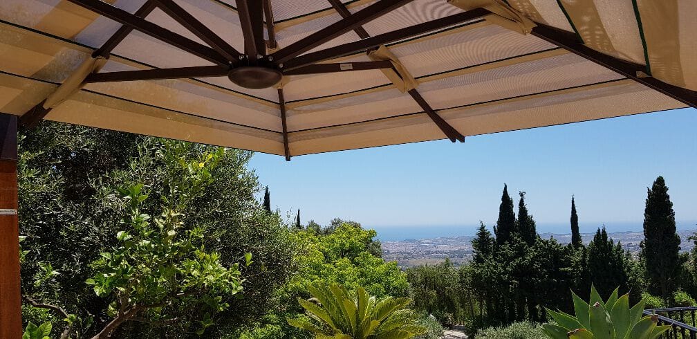 Многовальвольный зонтик ® System с боковым полюсом Gardenart SIRIO ARCH-00035047 - Вид №5