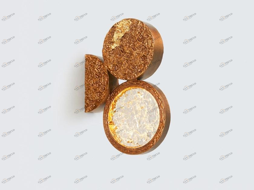 Serip Бронзовый светодиодный настенный светильник ручной работы Luna Ap1463