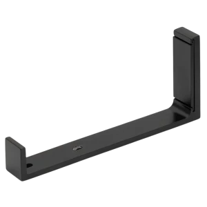 Держатель Orbis Квадро для первой штанги алюминий цвет черный 15 см