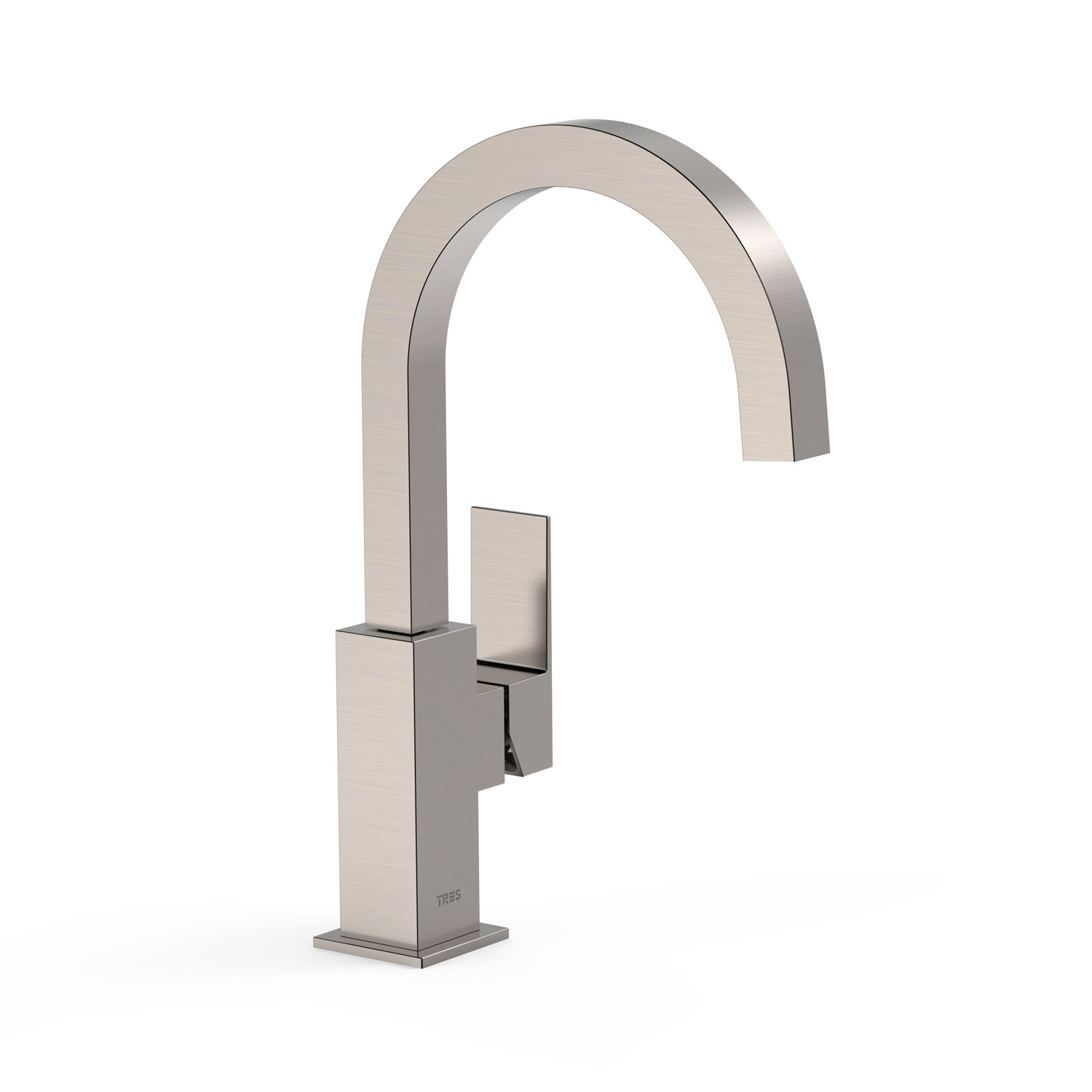 Смеситель для раковины CUADRO High с одной ручкой и боковым рычагом-00660602AC TRES 