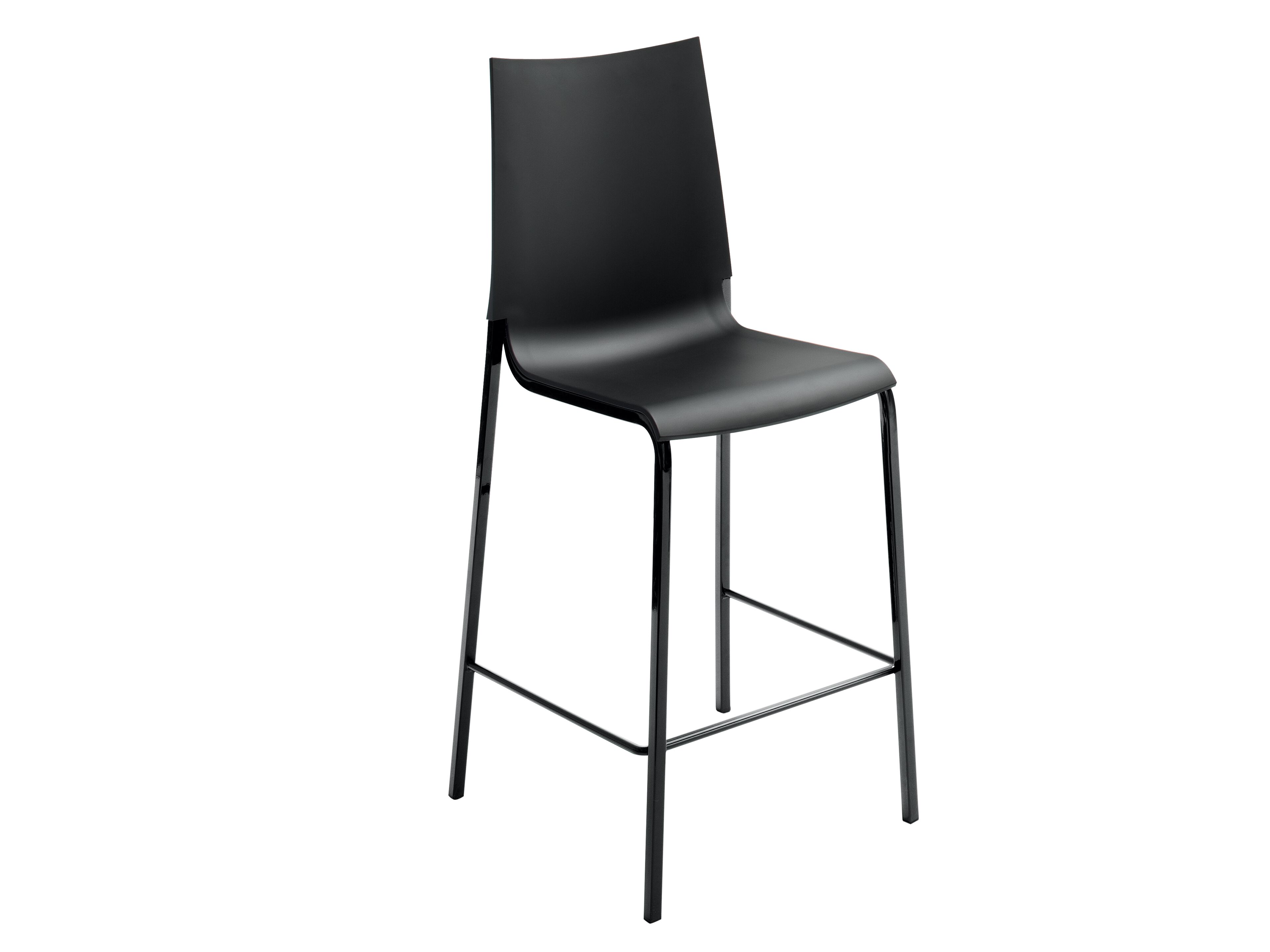 Высокий стул из полипропилена со спинкой Bontempi Casa Eva ARCH-00137037