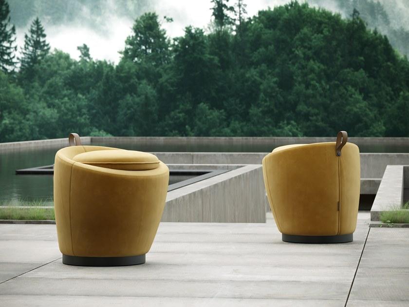 Domkapa Круглый бархатный пуф  Dkh10  - Вид №4