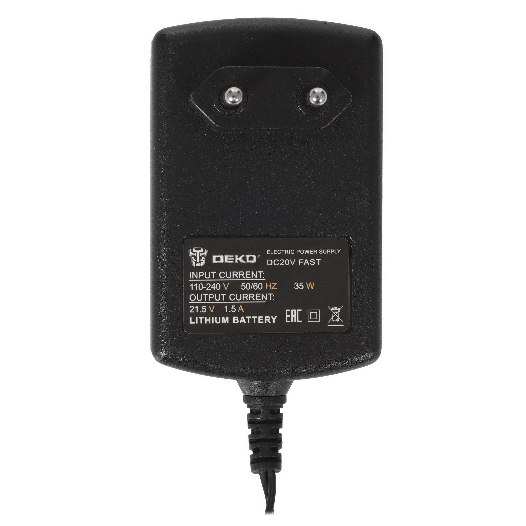 Зарядное устройство DEKO DC20V UNV 20V 5452272 STDN-0031813 - Вид №2