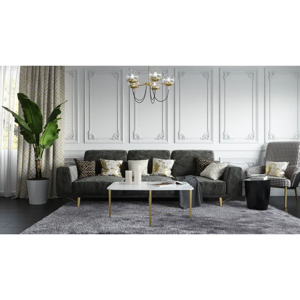 Подушка «Лён» 40х40 см патина цвет золотой 81931807 STLM-2055407 SEASONS  - Вид №8