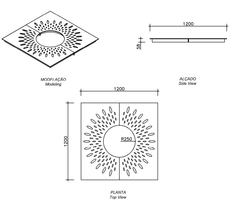 Бордюр для стальных клумб amop Geometal ARCH-00105214 - Вид №2
