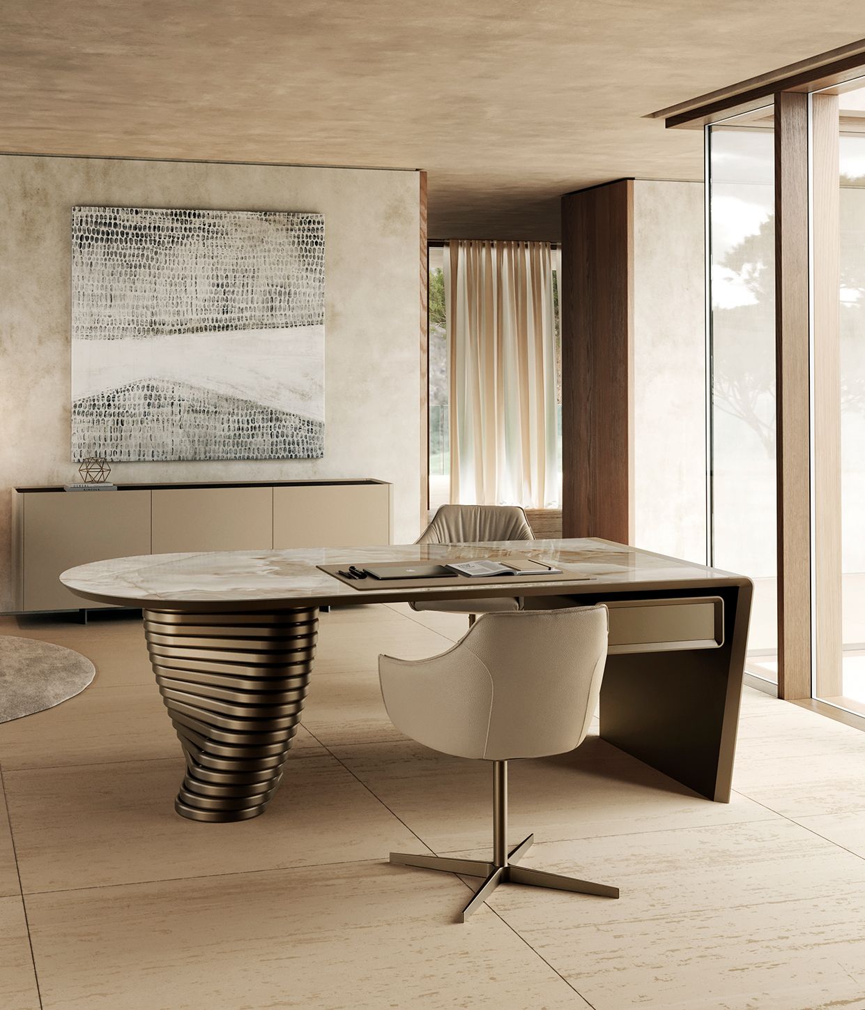 Керамический стол с ящиками EFORMA рулон ARCH-00061888 - Вид №1