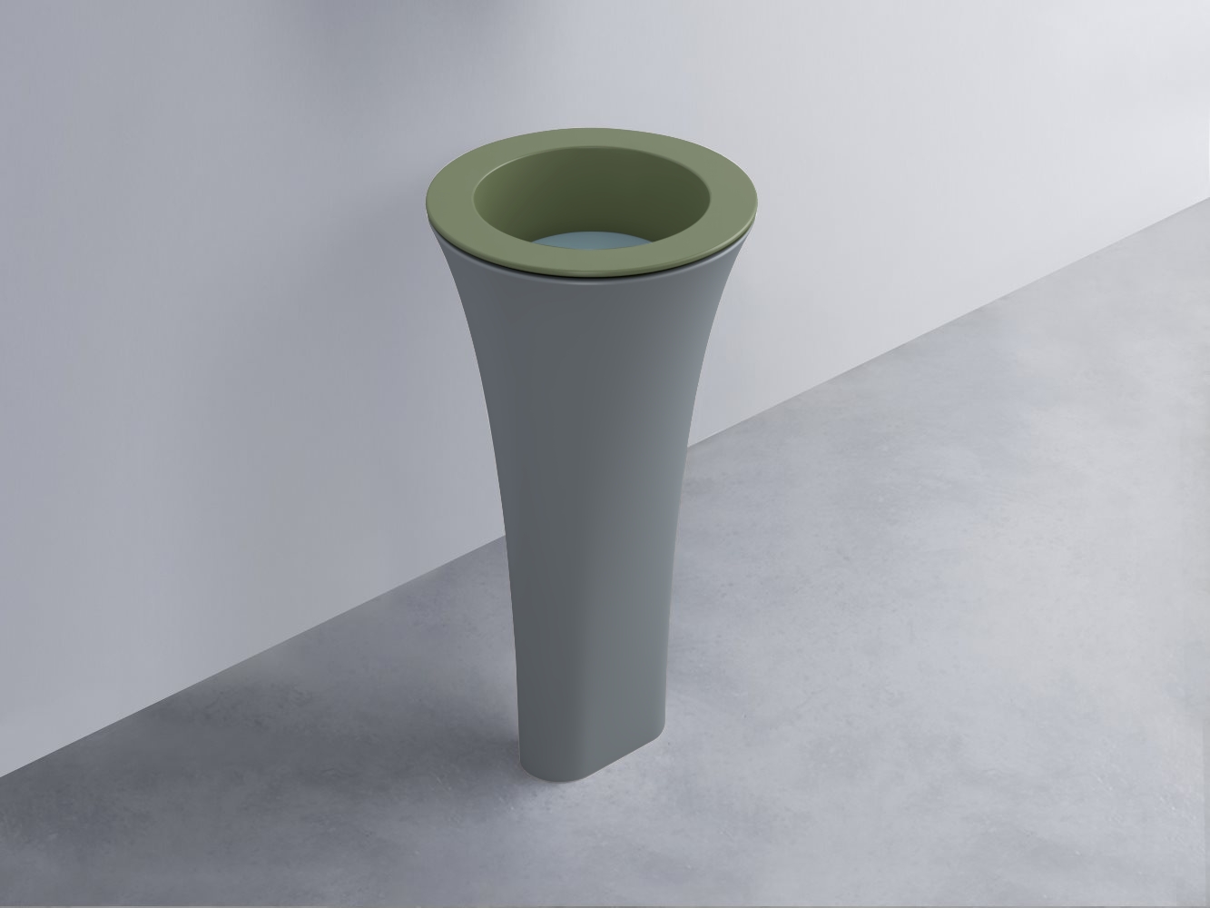 AMLA45-AG+AMPILT-PL+AMCOLT-BR Раковина Amedeo Tondo отдельностоящая cielo Enjoy + Amedeo Ceramica Cielo