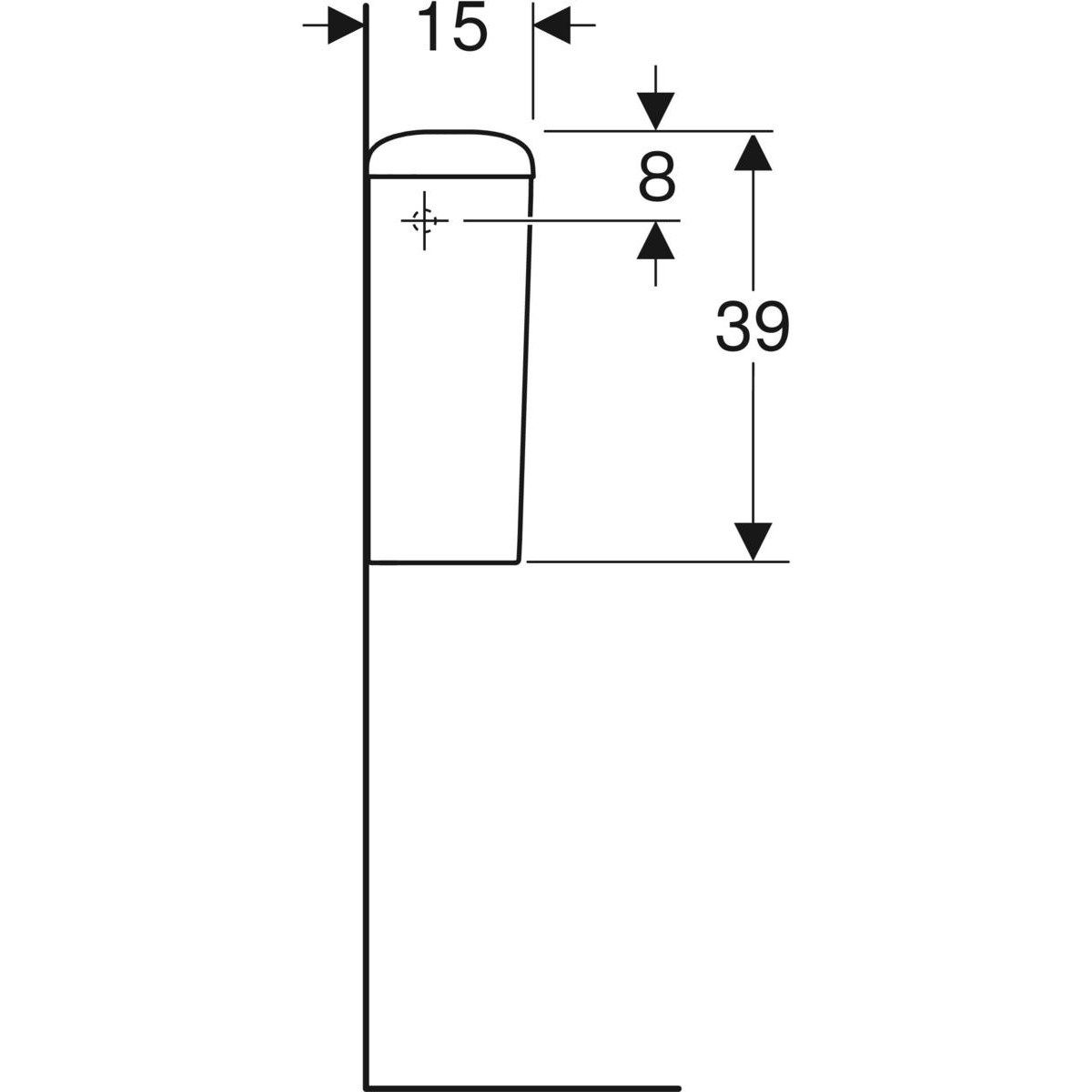 Внешняя вытяжная коробка в витрине Geberit фантазия ARCH-00052288 - Вид №3