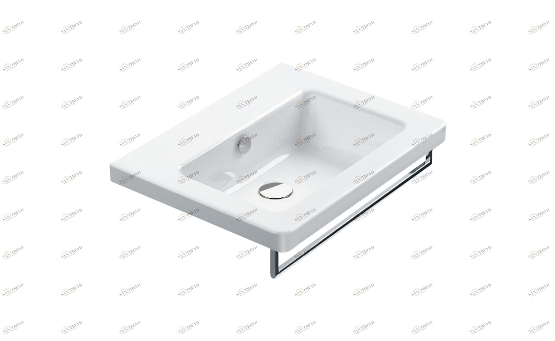 162LI00 Подвесная раковина настенная овальная CERAMICA CATALANO NEW LIGHT белая