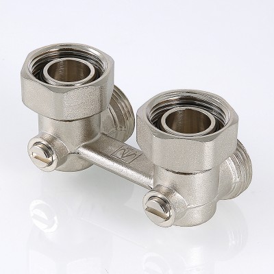 VT.345.NA.05 Узел нижнего подключения радиатора угловой Valtec 3/4", «евроконус»  - Вид №7